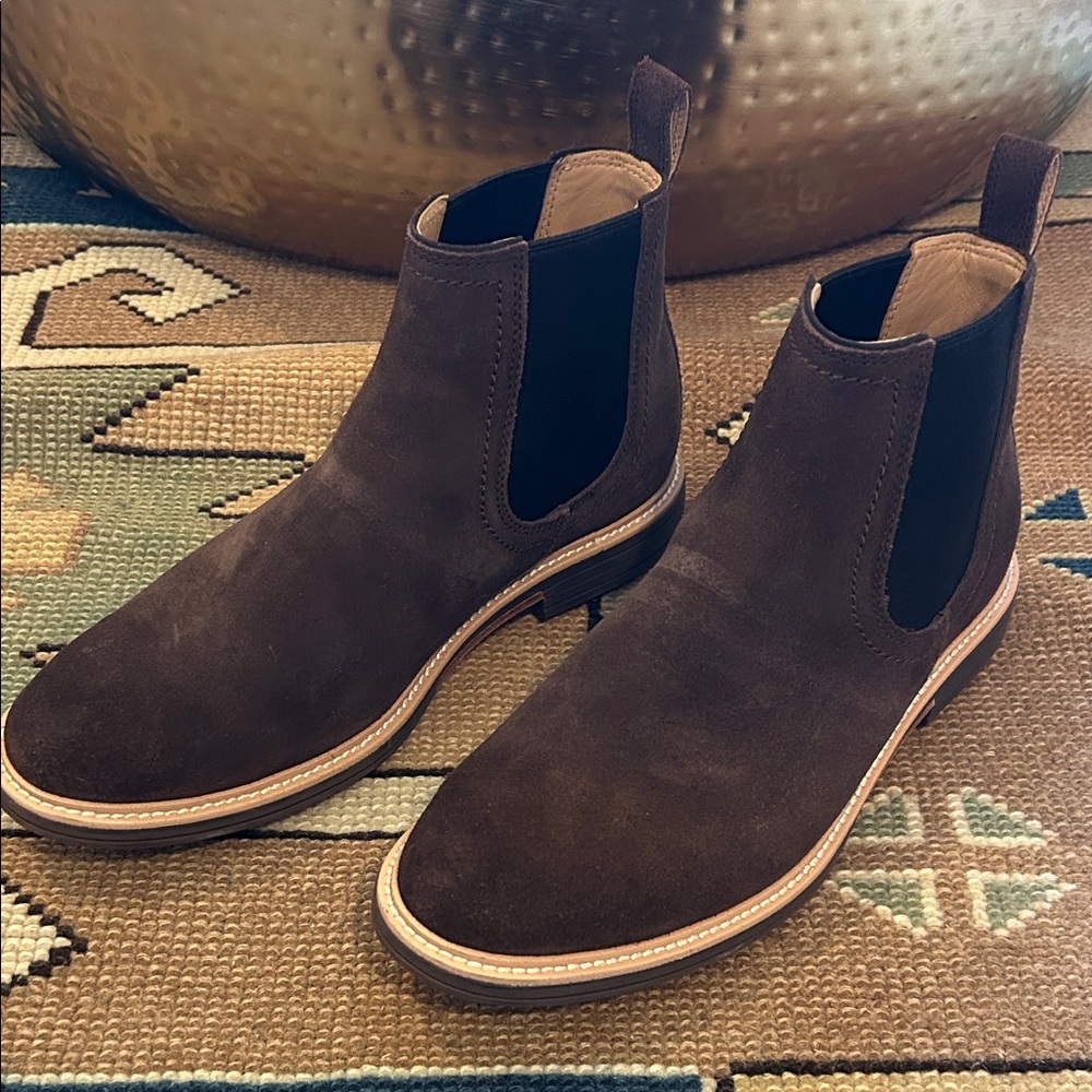 Men's Dark Brown Chelsea Baldvin Boots